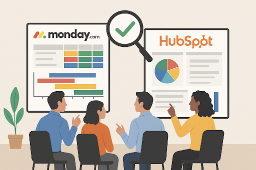 monday・Hubspot